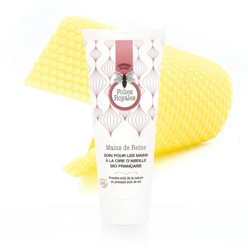 Crème mains à la cire d'abeille bio française - 75 ml