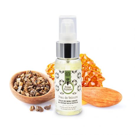 Huile de soin visage à l'extrait bio de propolis - 50 ml