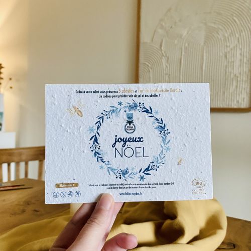 Carte ensemencée "Les abeilles vous remercient"