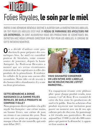 article Folies Royales Journal Libération